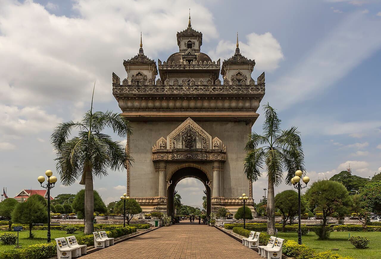 Patuxai Monument in Vientiane